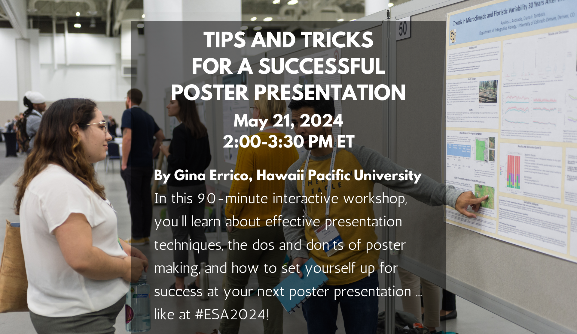 Tips and Tricks for a Successful Poster Presentation
