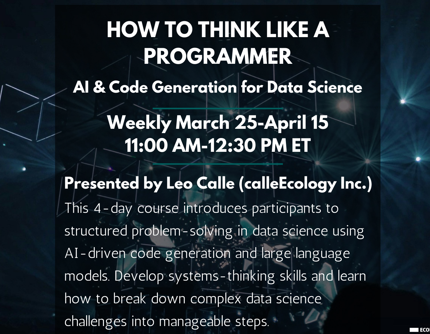 How to Think Like a Programmer: AI & Code Generation