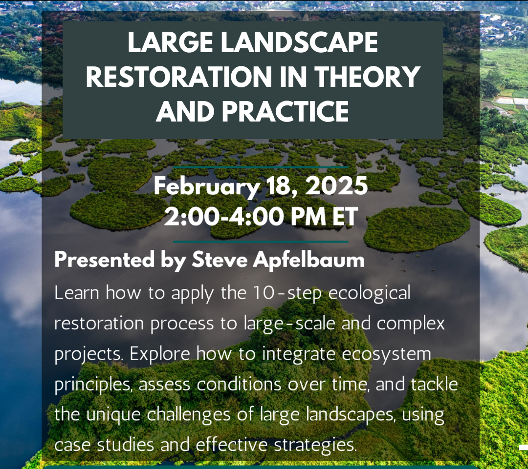 Large Landscape Restorations in Principle and Practice