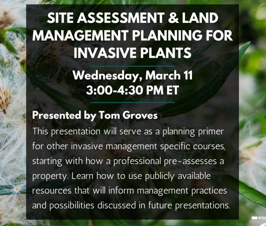 Site Assessment and General Land Management Planning